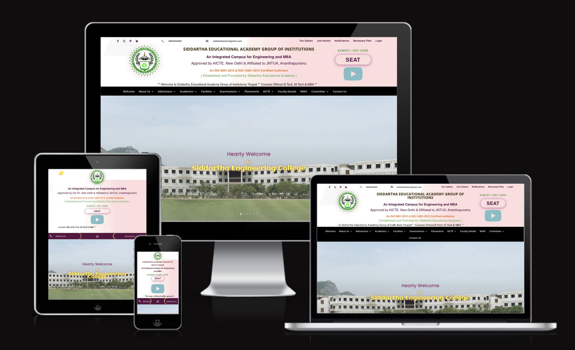 siddartha edu website